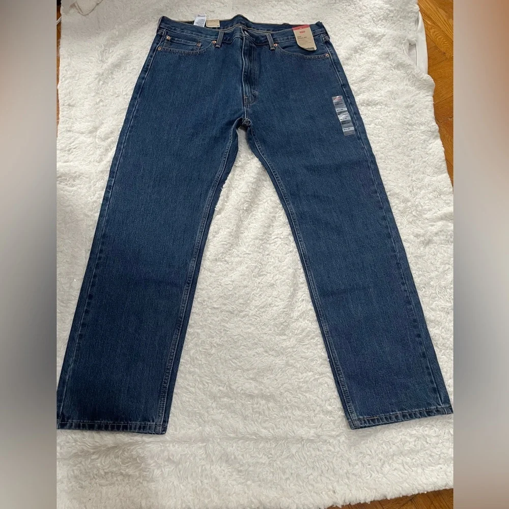 Levi's Dark Blue Straight Jeans